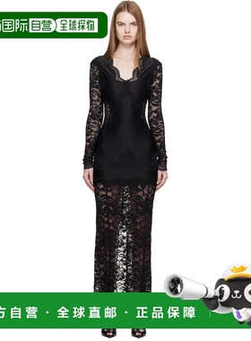 1h可退 潮奢 Rabanne 女士 黑色连衣裙 26PJRO231PA0170