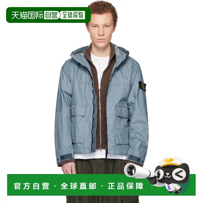 1h可退 潮奢 Stone Island 石头岛 男士 蓝色 4100004 Membrana 3