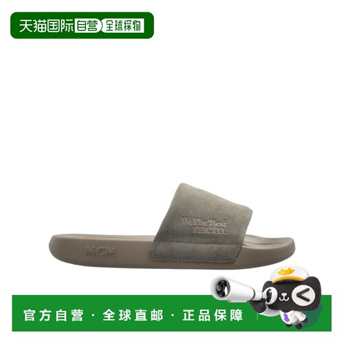 MCM 男士凉鞋 MEXGAMM06NG AW2026 绿色 MCM X DJ Khaled 平底拖