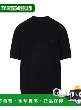 1h可退 AMIRI 男士T恤 AMKNTE1052 SS2026 黑色 Amiri Tshirt