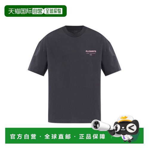 1h可退 ALL SAINTS 男士T恤 UNDERGROUNDM071PBWASHEDBLACKPINK