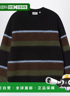 1h可退 潮奢 CARHARTT WIP 男士 Merton 条纹套头衫上衣 I035390P