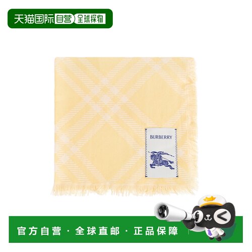 BURBERRY 男士围巾 8122581C5258CUSTARDBEIGE SS2026博柏利配饰
