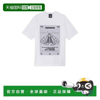 1h可退 潮奢 Y-3 男士 Yohji Yamamoto x NBHD Gfx T恤 JX7437