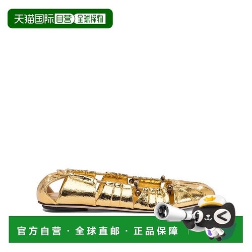 CHLO&Eacute; 女士芭蕾乐福鞋 C25S08JQO9DA SS2025 金色女鞋