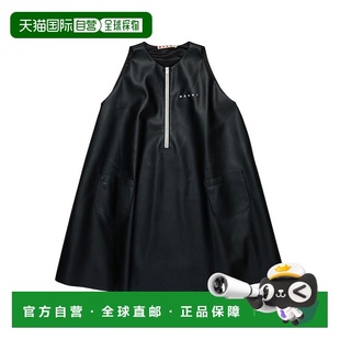 AW2025 M01501M00W20M900 黑色 女童连衣裙 MARNI