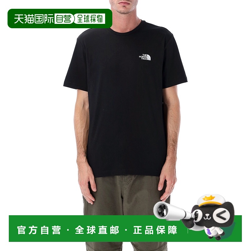 1h可退 THE NORTH FACE 男士T恤 NF0A8EGUET9 AW2025 黑色
