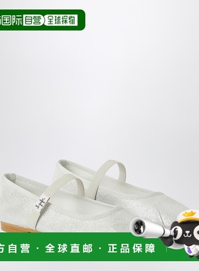 1h可退 潮奢 il gufo 女童 银色松紧带芭蕾舞鞋童鞋 P25XG240BSLD