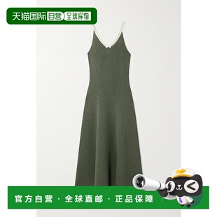 潮奢 罗纹羊毛中长连衣裙 LOEWE 女士 S359Y15K22 罗意威 1h可退