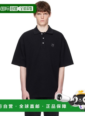 1h可退 潮奢 MAISON KITSUNE 男士 黑色 Bold Fox Head Patch Ove