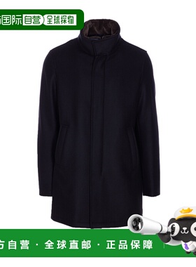 1h可退 HERNO 男士大衣 CA000214U33432R9290 AW2025 蓝色羊毛