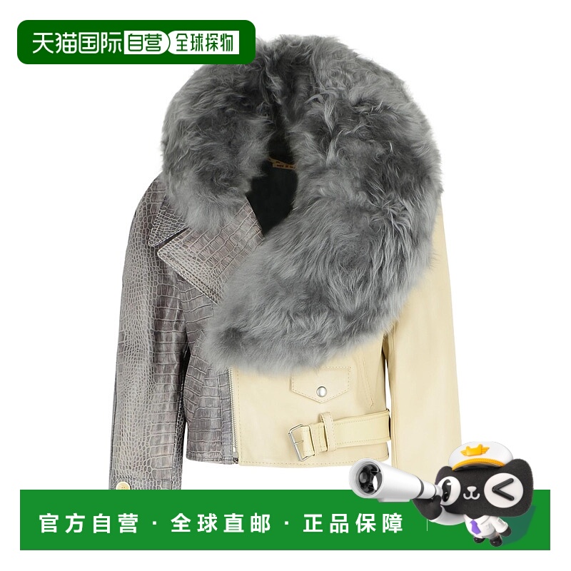 1h可退 MARNI 女士西服 JKMX0380QUULV88300W10 AW2025 灰色翻领