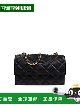 TORY BURCH 女士斜挎包 1648000001 SS2025 黑色 Fleming Small S