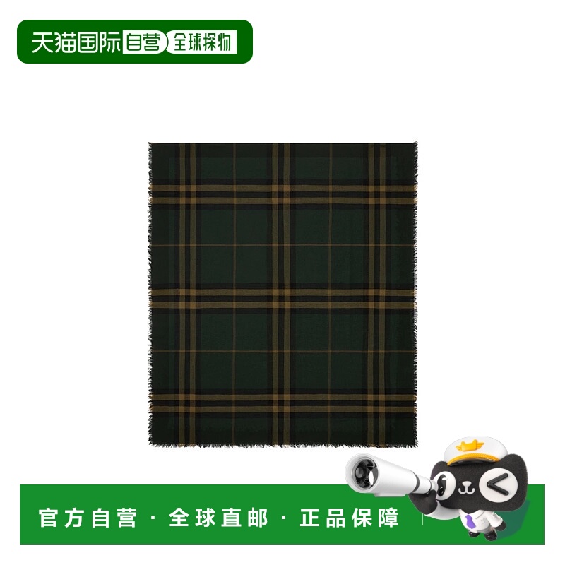 1h可退 burberry 女士 围巾披肩博柏利羊毛格纹