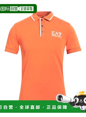 1h可退 潮奢 Ea7 男士 Polo衫 orange橙色 舒适时尚