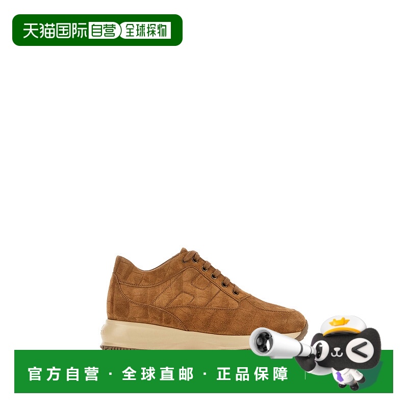 1h可退 HOGAN 女士休闲鞋 HXW00N00010UMIC811 AW2025 驼色
