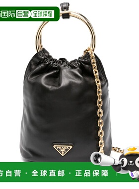 PRADA 女士手提包 1BC227VOOO2DX8F0002 SS2025 黑色斜挎包单肩包