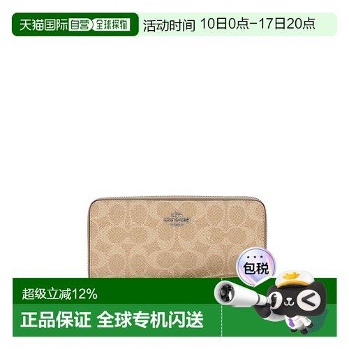 COACH 奥莱款女士Around长款手腕包钱包CW778