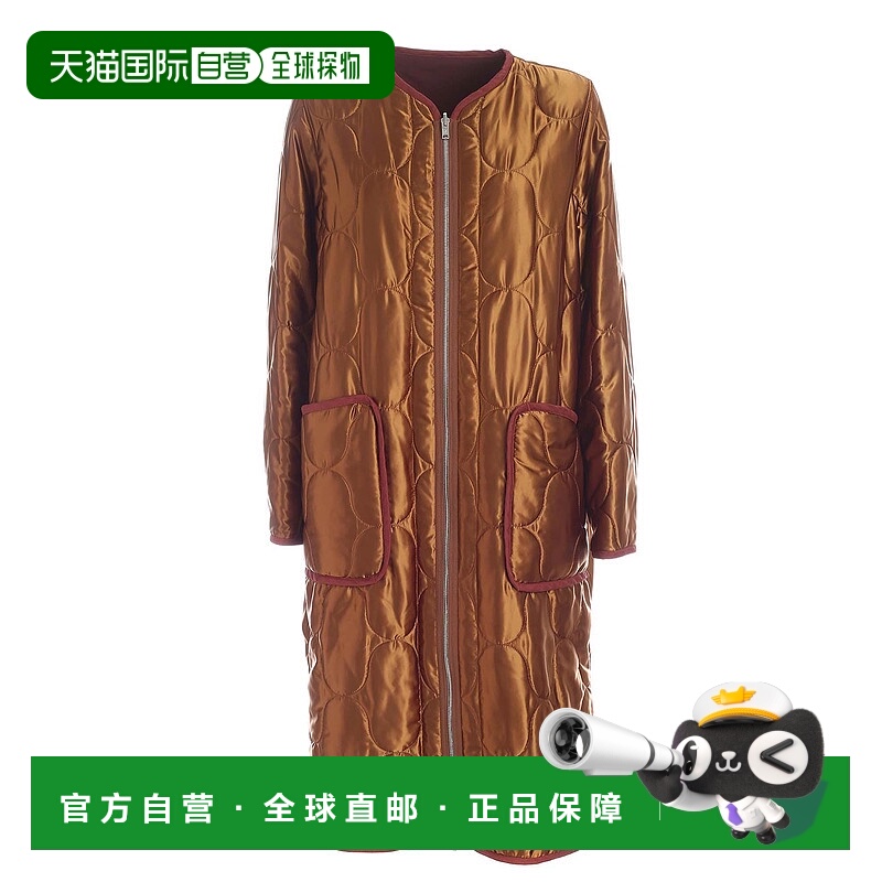 KENZO 女士羽绒服 2MA0399CL14 AW2020 棕色 Reversible padded j