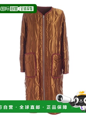 KENZO 女士羽绒服 2MA0399CL14 AW2020 棕色 Reversible padded j