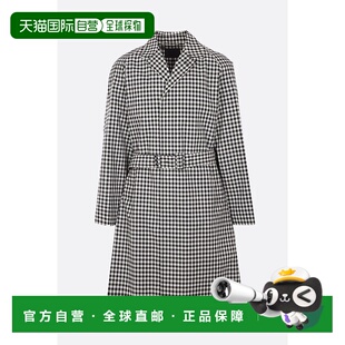 潮奢 格紋腰帶大衣 Prada 男士 SGC214S23112OF 普拉达 1h可退