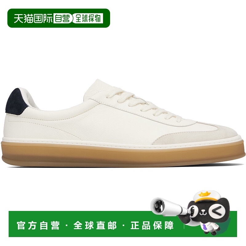 1h可退 潮奢 BOSS 波士 男士 白色 BECKHAM 联名 Low-Top Suede