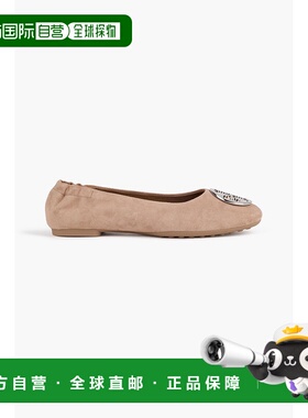 1h可退 潮奢 Tory Burch 托里 伯奇 女士 Claire 绒面革芭蕾舞鞋