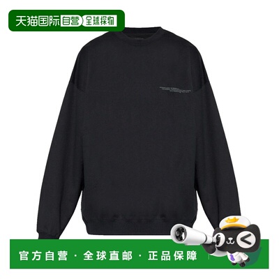 Y-3 男士卫衣 JE9276BLACK AW2024 黑色 logo crew sweatshirt
