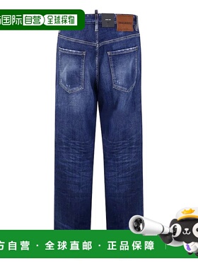 DSQUARED2 男士休闲裤 S74LB1730S30872470NAVYBLUE直筒裤