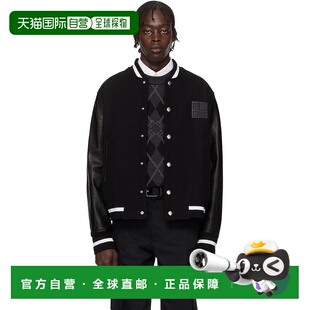 纪梵希 男士 黑色 1h可退 棒球夹克 Givenchy BM011S6Y3K 潮奢