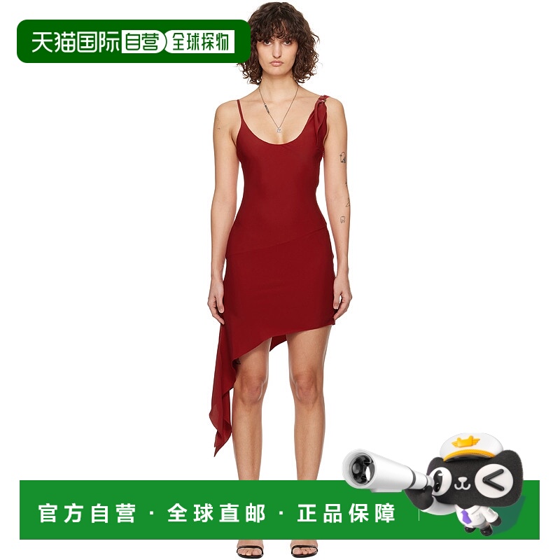 1h可退 潮奢 Courreges 女士 红色 Scarf 连衣裙 125CRO538PL0147