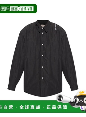 MARNI 男士衬衫 CUMU0333SWUTP78600N99 SS2025黑色长袖