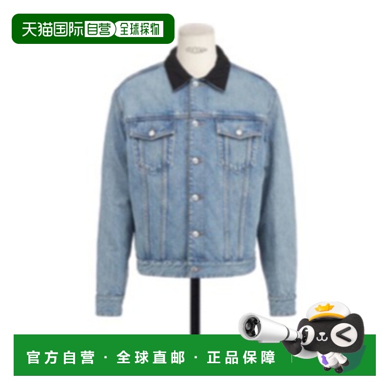 DIOR 男士夹克 613D494A3036C589 SS2025 蓝色 长袖牛仔外套