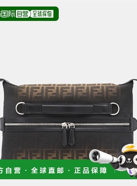 FENDI 男士单肩包 7VA639APD8F0L3T CO 棕色