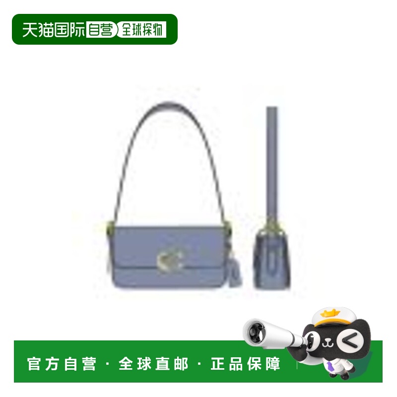 1h可退 COACH 女士斜挎包 CAM18B4PUB SS2025 蓝色蔻驰单肩包