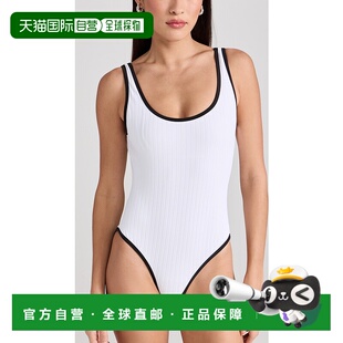 SOLID STRIPED 女士 连身连体泳衣 1h可退 Annmarie 潮奢