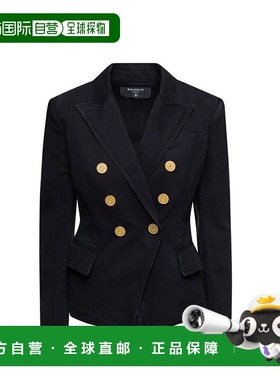 BALMAIN 女士外套 AF0SG030DB670PCBLACK SS2025