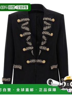 BALMAIN 男士外套 FH1SM176PD09EAD  AW2025黑色男装