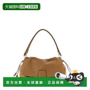 FENDI 女士单肩包 8BR834AQ0DF19P8 CO 浅棕色 Large Baguette Mo