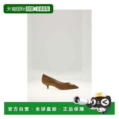 DIOR 迪奥 女士 Initials CD initials 绒面革金属浅口鞋 KCV573V