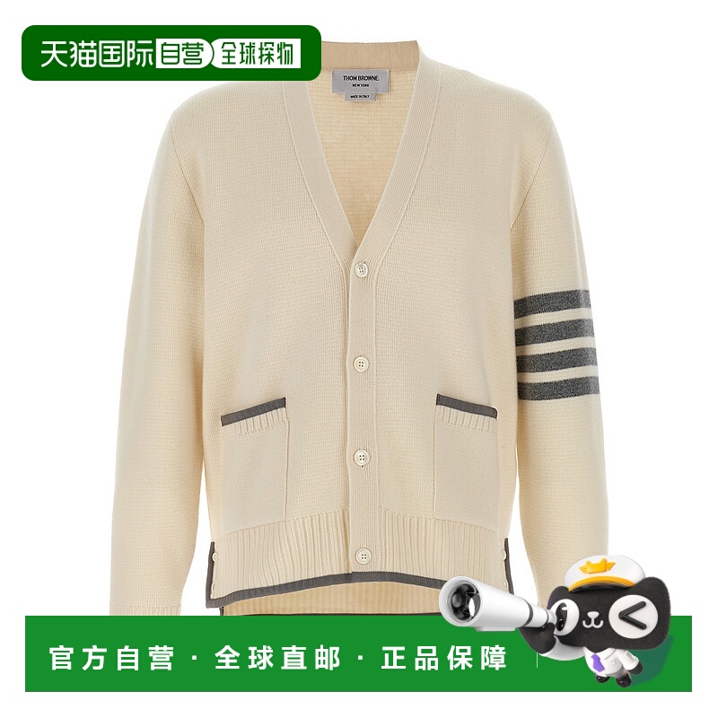 1h可退 THOM BROWNE 男士针织毛衣 MKC608AY1029100 AW2025羊毛