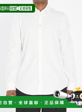 FENDI 男士衬衫 FS0585AVDLF0QA0 AW2025 白色 CAMICIE