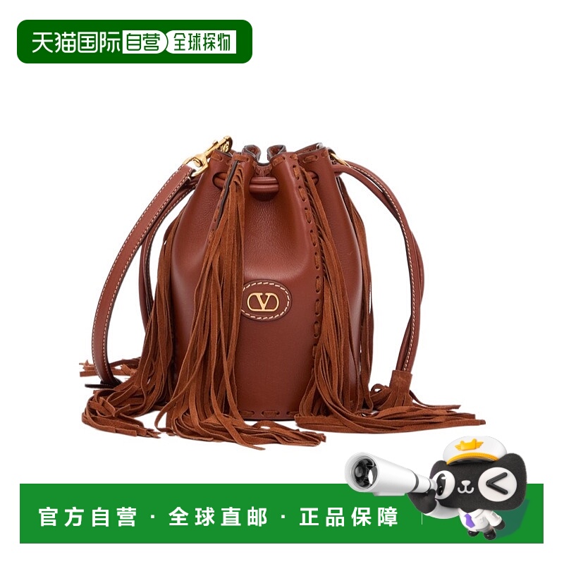 1h可退 VALENTINO 女士斜挎包 WB0R28LUJWU2 SS2025 棕色 抽绳单