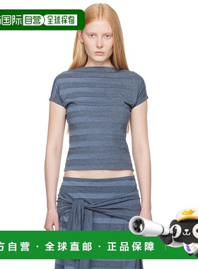 1h可退 潮奢 Our Legacy 女士 蓝色 Sailor T 恤 W2256S7条纹