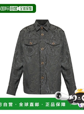 VERSACE 男士夹克 10174131A168011B000 SS2026 灰色