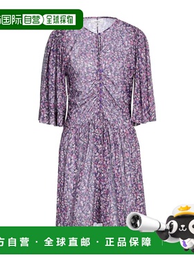 1h可退 潮奢 ISABEL MARANT 女士 短款连衣裙 purple紫色 舒适时