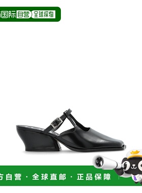 LOEWE 女士高跟鞋 LOND379X050BLACK CO 黑色 Heeled mules 