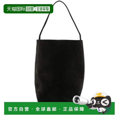 1h可退 THE ROW 女士单肩包 W1273L87BLK AW2024 黑色 大号 N/S P