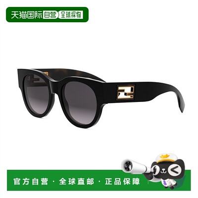 1h可退 潮奢 Fendi 芬迪 女士 Baguette FE40147I 01B 太阳镜 FE4