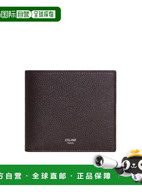 CELINE 男士钱包 10C873GTZ19ES AW2025 黑色 双折钱包